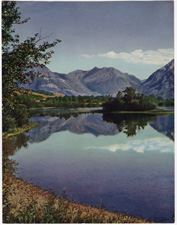 Vintage 'calendar' prints of lanscapes, village scenes, etc.